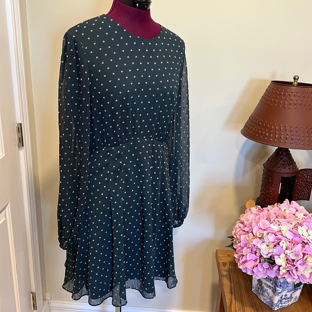 Ted Baker London Kobie Dress in Green Hearts